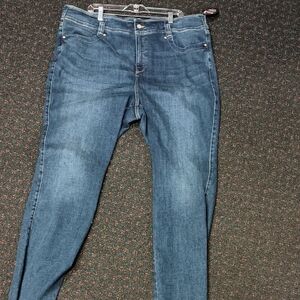 NYDJ Marilyn Straight 22w Dark Blue Skinny Jeans